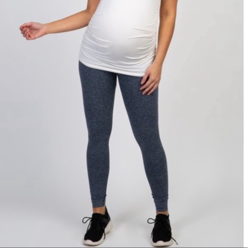 Pinkblush navy maternity workout leggings